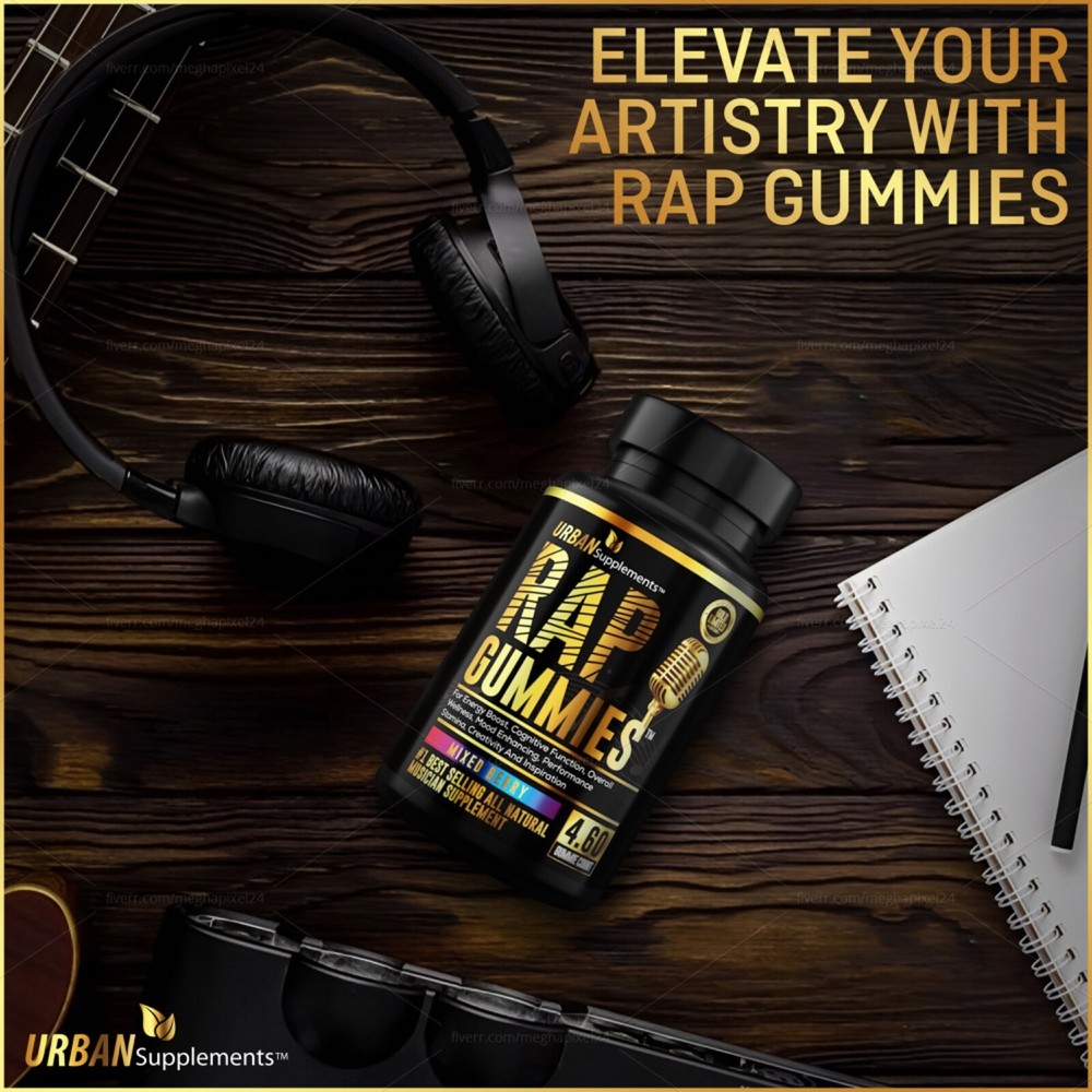 US Rap Gummies - Boost Creativity, Focus & Performance for Musicians - Limited