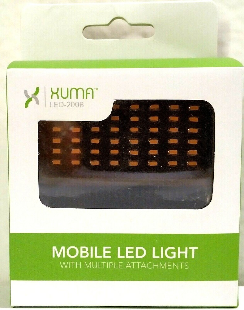 Xuma Mobile LED Light with Multiple Attachments Model: LED-200B