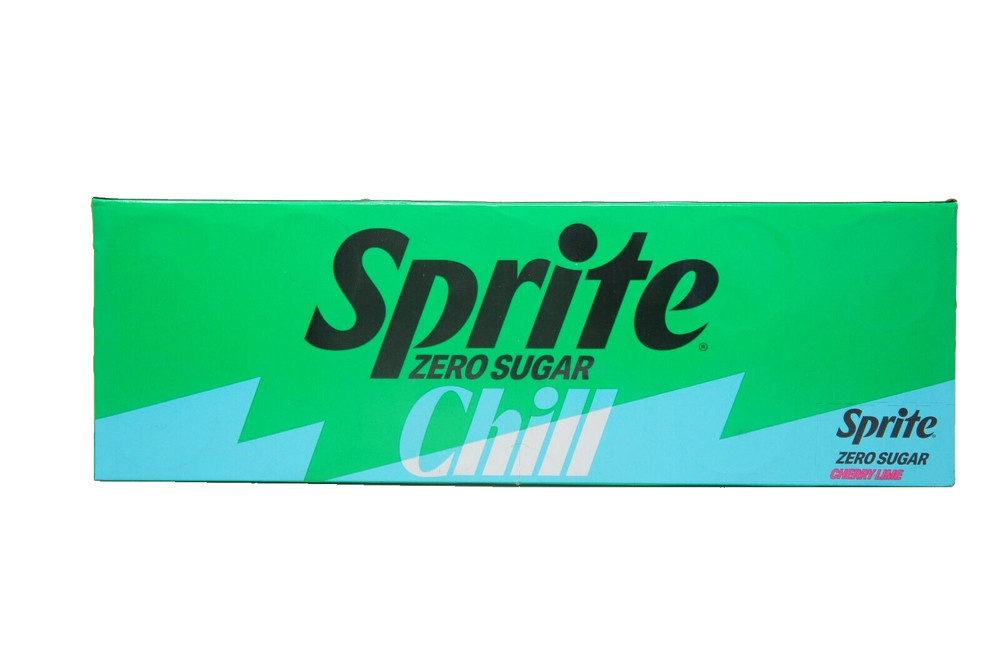 Sprite Zero Sugar Chill Cherry Lime Soda Pop, Limited Edition, 12 oz (12 Pack)