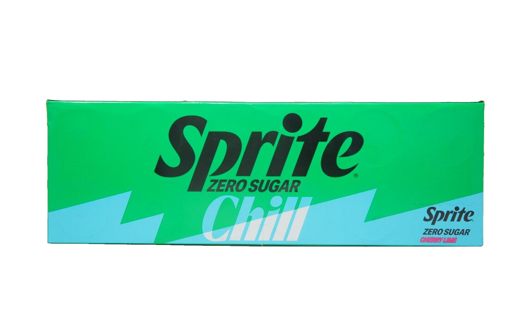 Sprite Zero Sugar Chill Cherry Lime Soda Pop, Limited Edition, 12 oz (12 Pack)