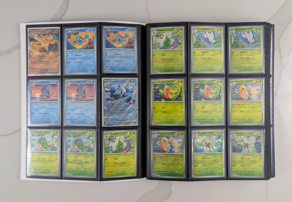 Pokémon 151 Partial Master Set w/ Binder + Promos!