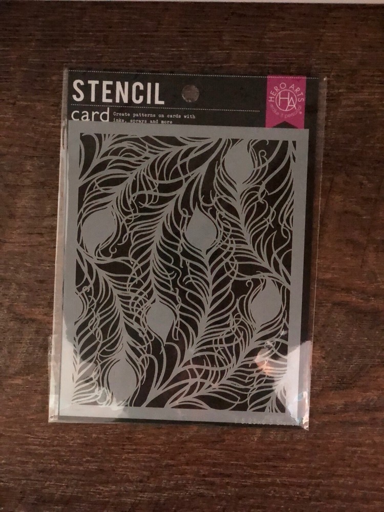 Hero Arts WAVES Stencil NEW