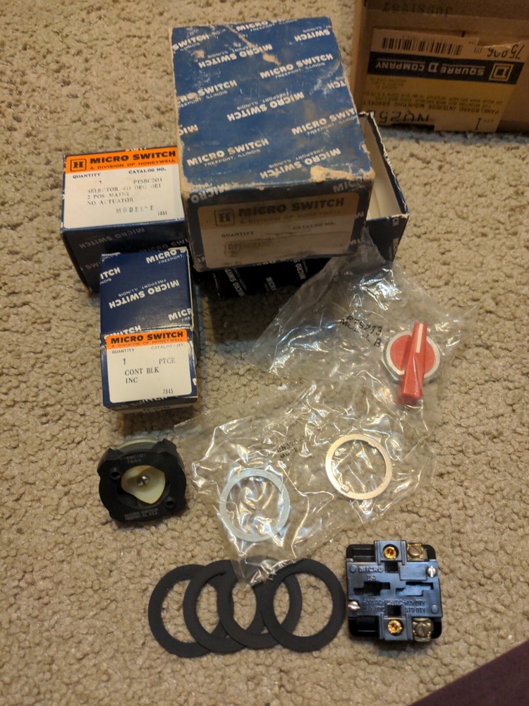 New Honeywell PTSBC213E Micro Switch Kit PTSBC201 PTCE Red