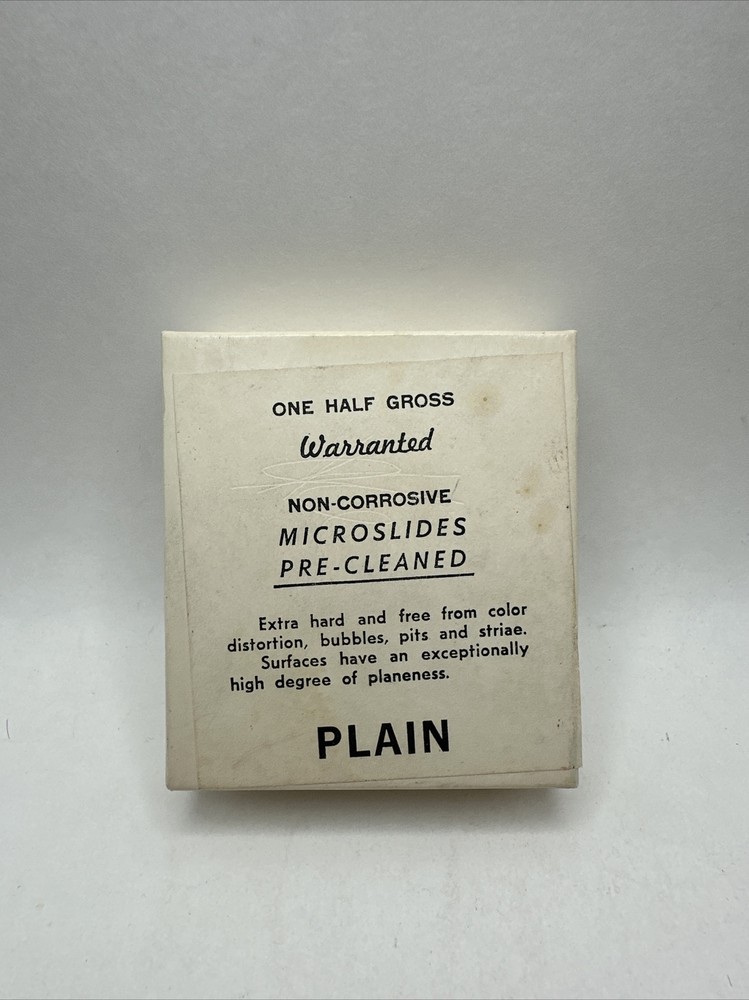 One Half Gross NON-Corrosive Microslides Pre-cleaned Plain