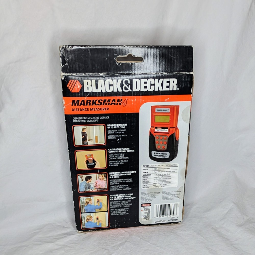 Marksman Distance Measurer Point Black & Decker