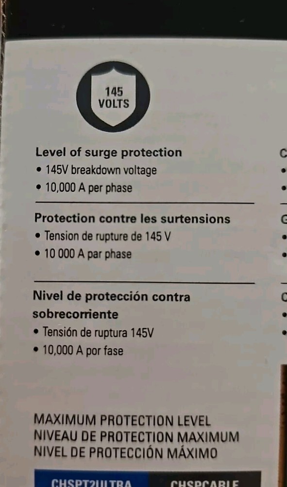 Eaton Surge Protection For Coax Cables Electronics Modem Protection CHSPCABLE