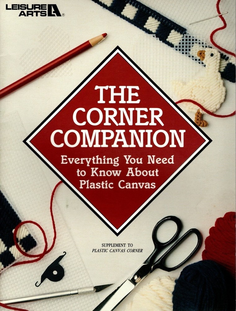 Leisure Arts EVERYTHING ABOUT PLASTIC CANVAS  Plastic Canvas Pattern Leaflet