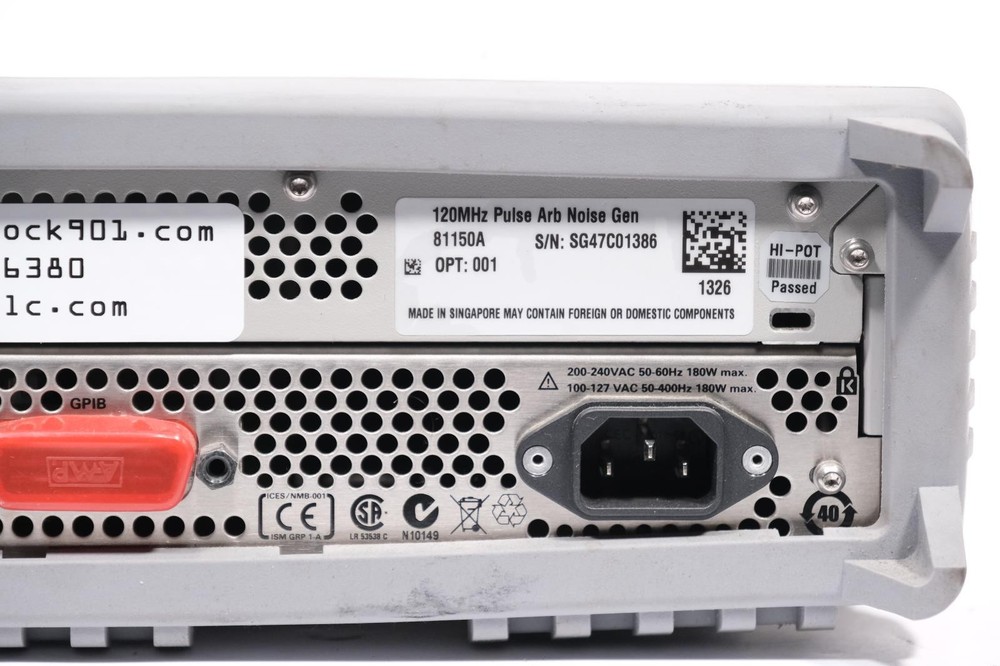 Keysight Agilent 81150A 120MHz Pulse Function Arbitrary Noise Generator