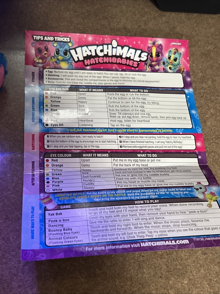 Spin Master Hatchimal Hatchibabies Toys - Monkiwi - Blue - Works