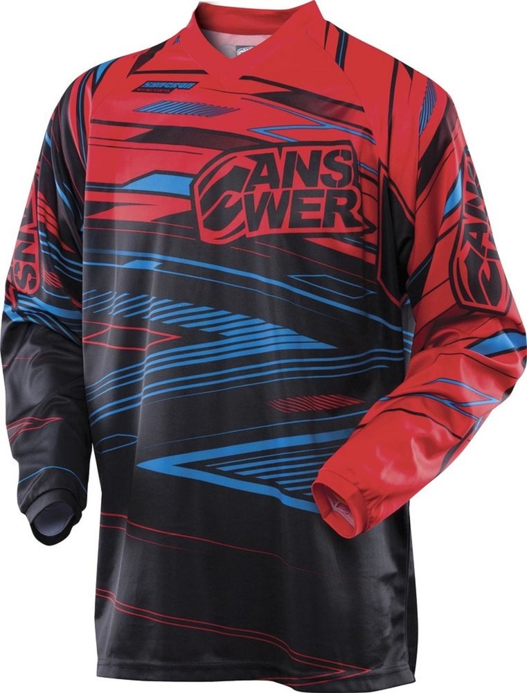 NOS ANSWER 457894 A13 SYNC JERSEY RED BLUE SIZE MENS XL