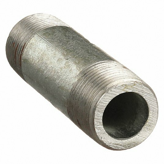 1" x 3" Threaded Galvanized Schedule 160 Seamless Nipple