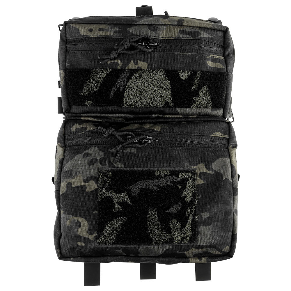 LV119 Tactical Back Panel Core Zippered Modular Expansion Back Panel GarmentVest