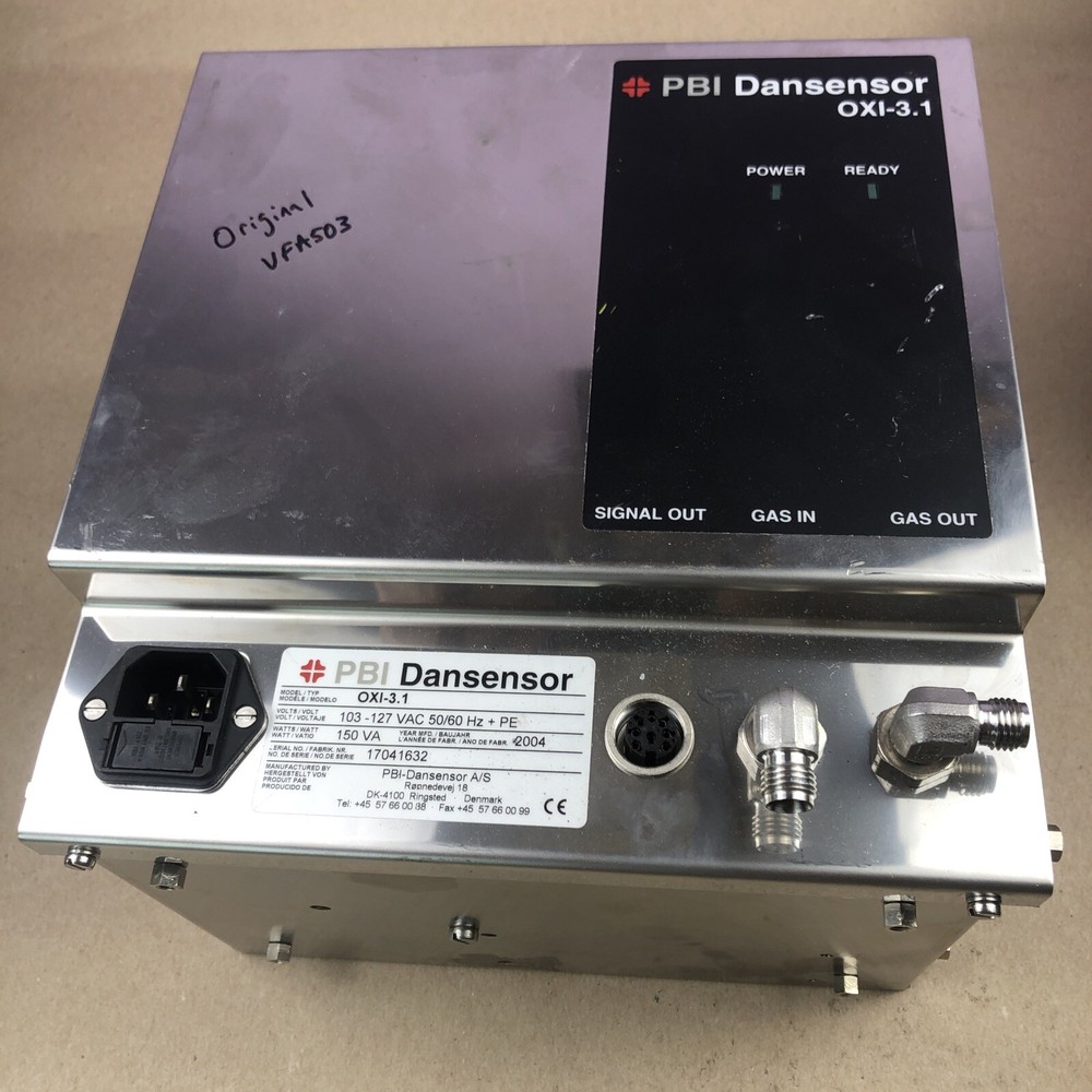 PBI Dansensor OXI-3.1 Oxygen Sensor Indicator, Gas Analyzer