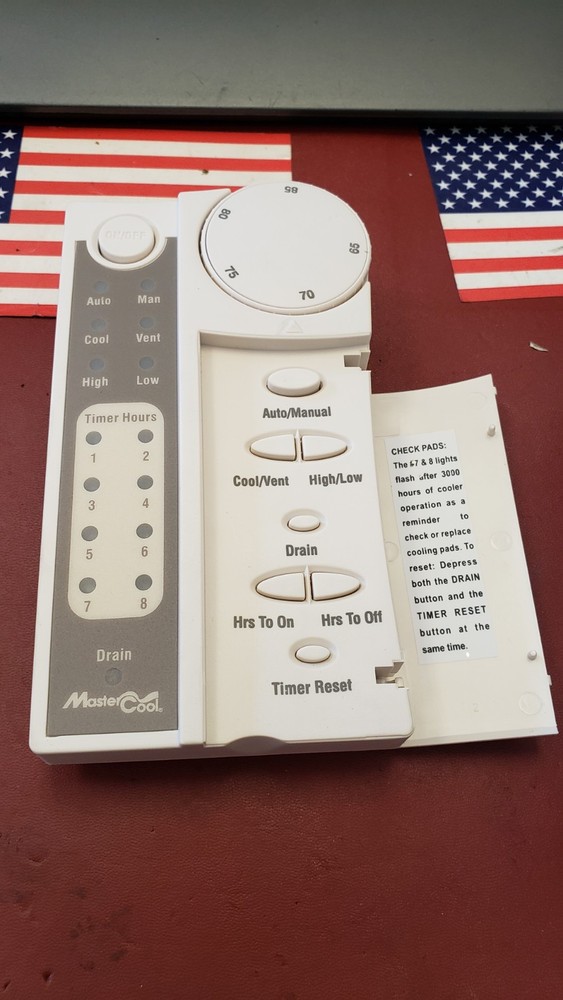 NEW Mastercool AdobeAir Contractor Series Thermostat for Evap COOLER P225201A