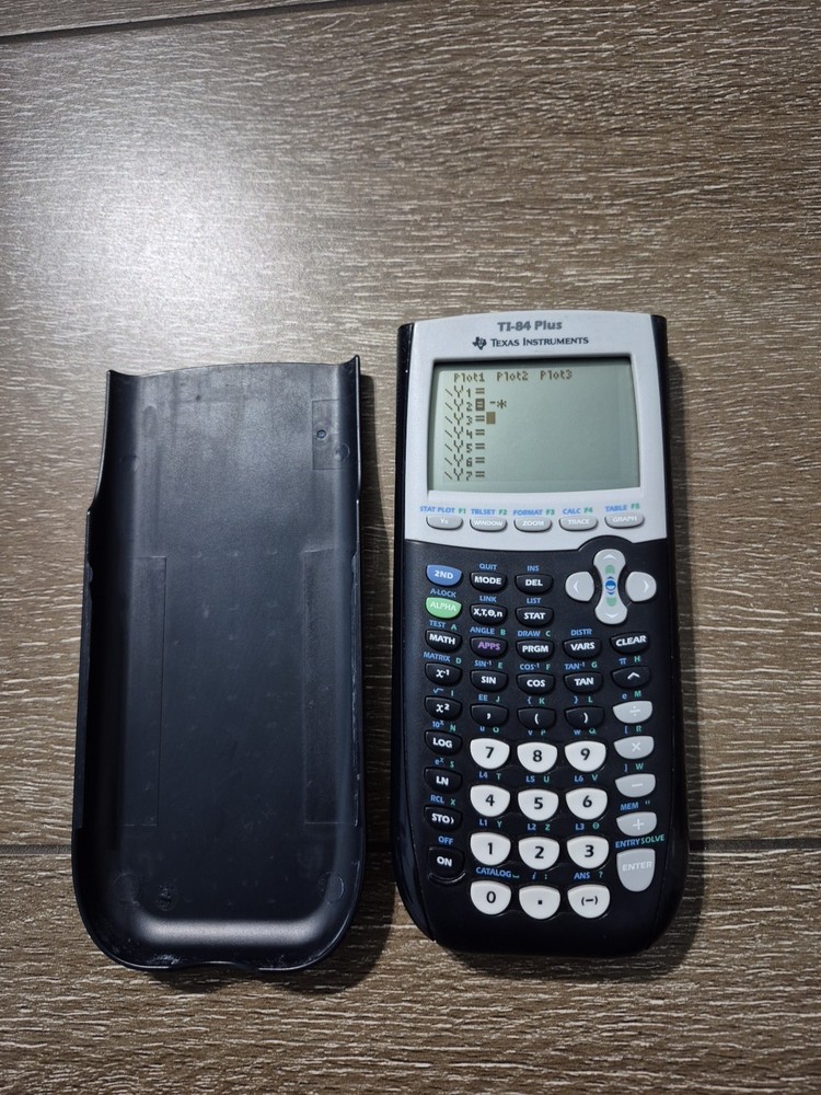 TI-84 Plus Graphing Calculator Texas Instruments - Tested & Working - Students