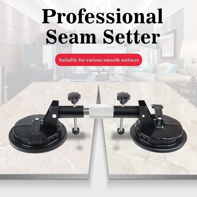 Granite Seam Setter Adjustable Vacuum Suction Cup Seamless Stone Seam Setter 2Pc