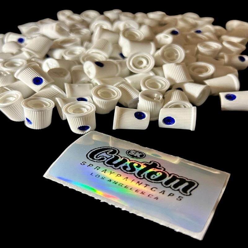 50 Rusto FEMALE Fat + Thin Caps Custom! - NEW! Slow Non-Dusty Spray Pattern!