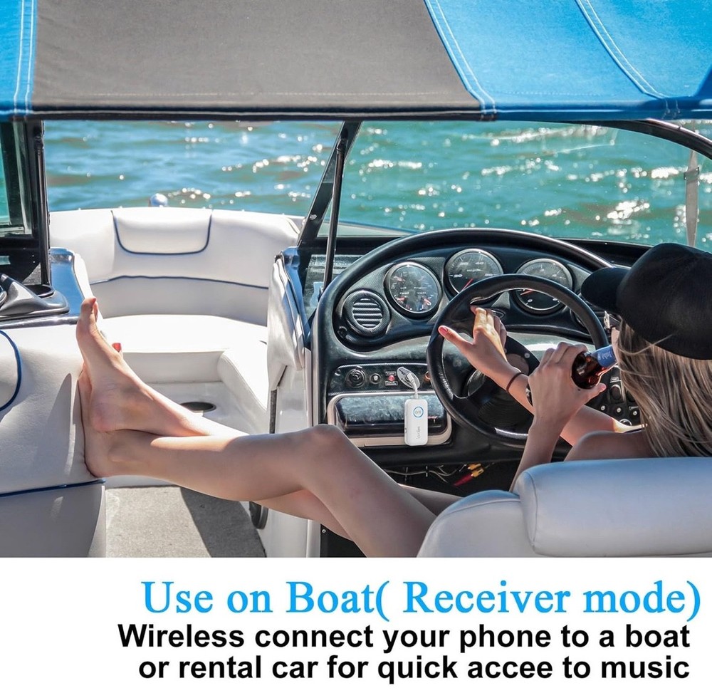 Lavales Wireless Bluetooth 5.3 Audio Transmitter Receiver Adapter.