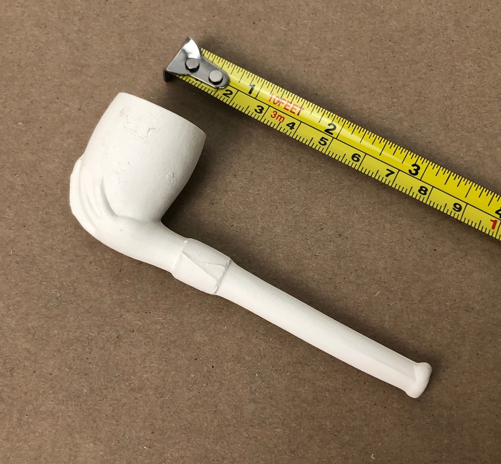 Historical Clay Pipe - Hand Holding Bowl