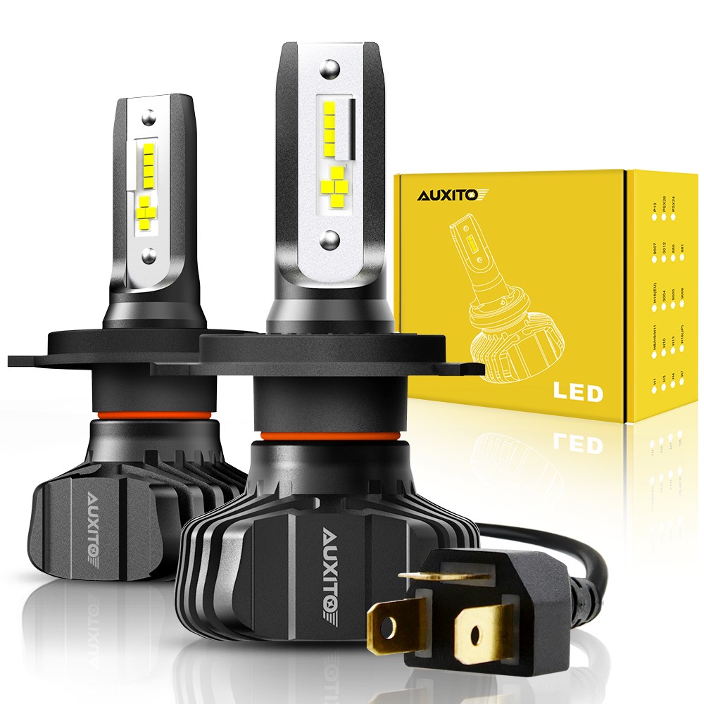 AUXITO H4 9003 LED Headlight Bulbs Hi Low Beam Conversion Kit 6000K White Canbus