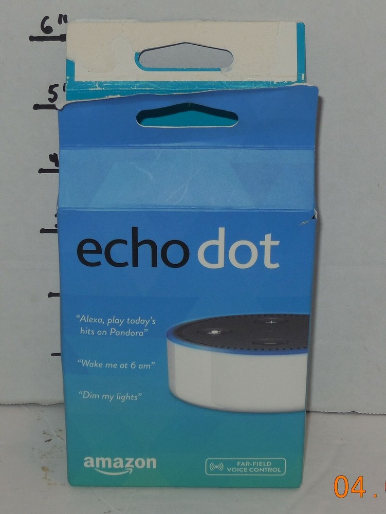 Amazon Echo Dot 2nd Generation White Smart Speaker with Alexa Built In