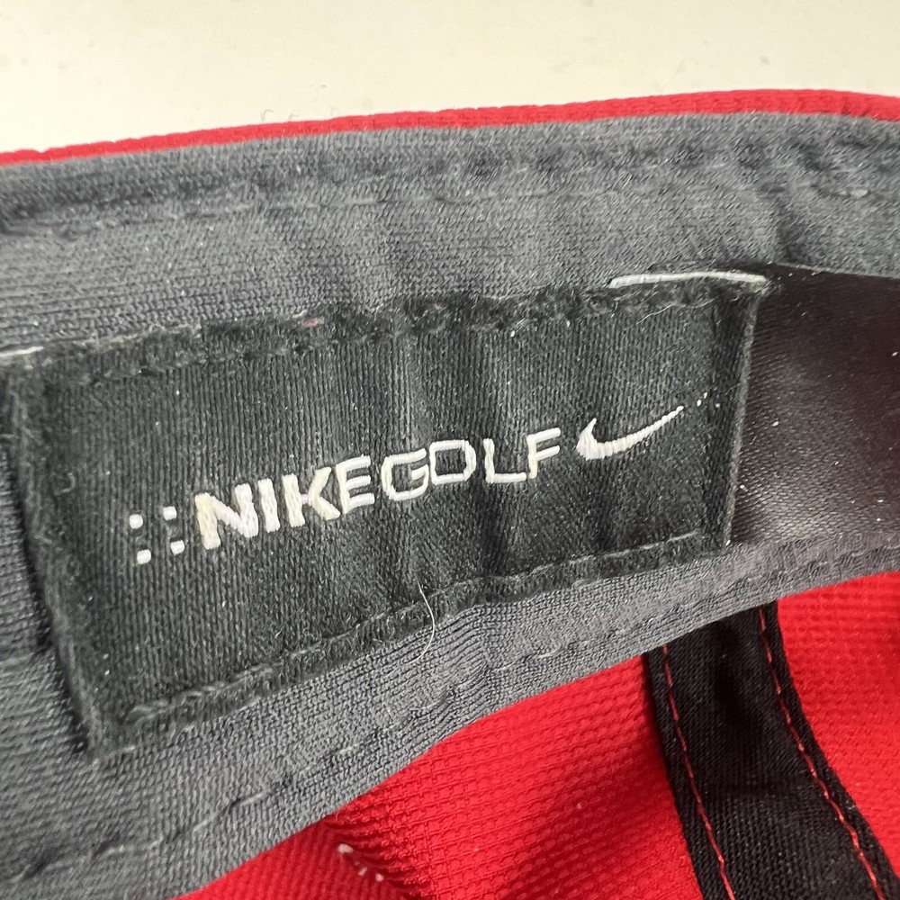 Nike Golf Hat Adjustible One Size Red