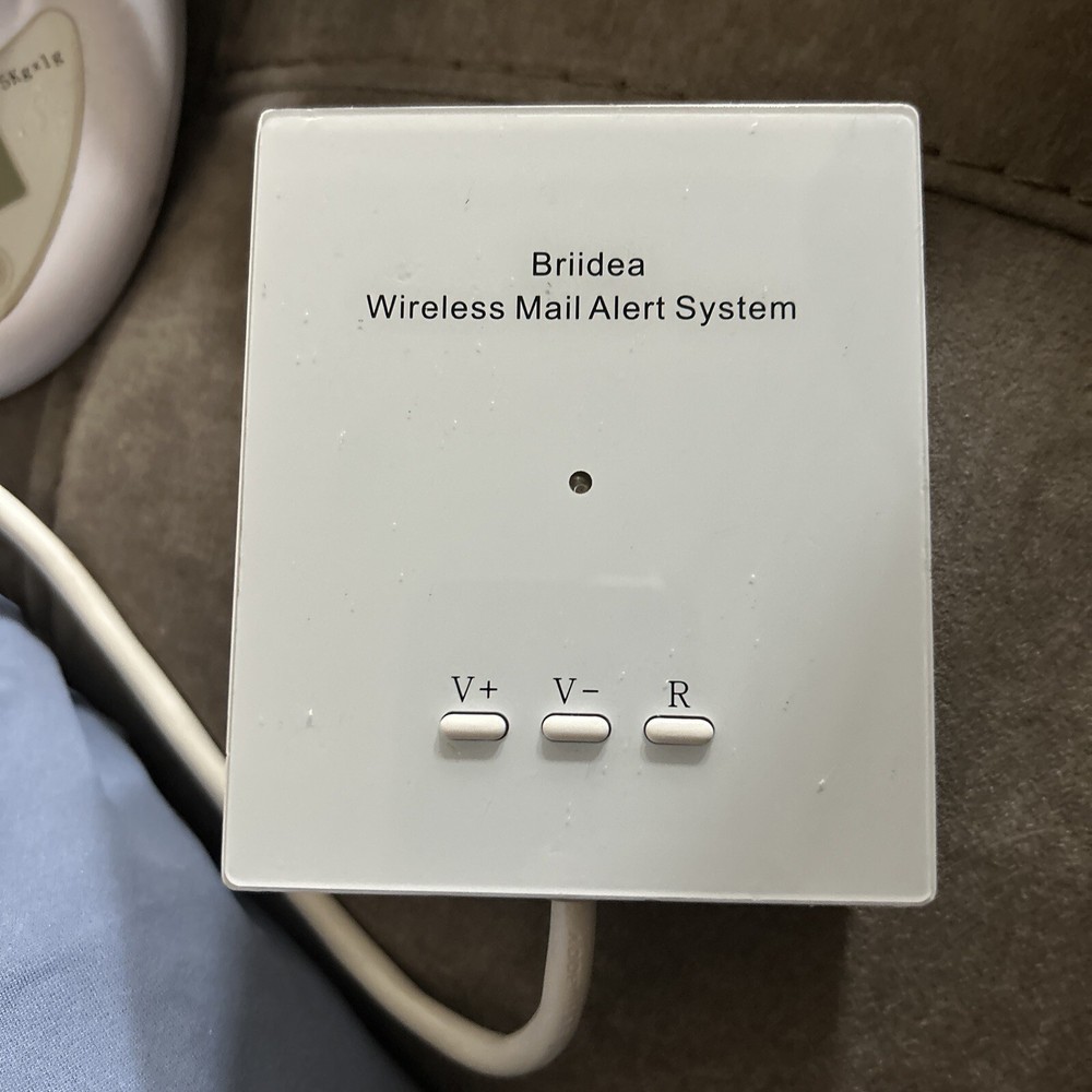 Mailbox Alarm Briidea 500ft Wireless Alert INSIDE UNIT ONLY READ DESCRIPTION
