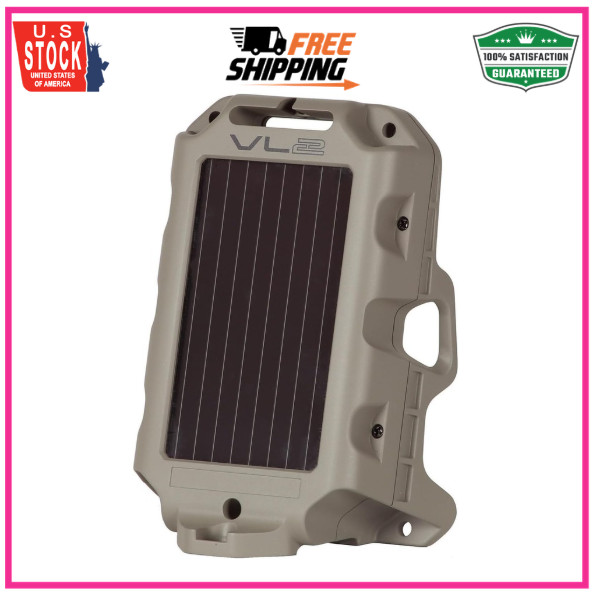 Night Hunting Green Light with Solar Panel - Motion Sensor Feeder Illuminator