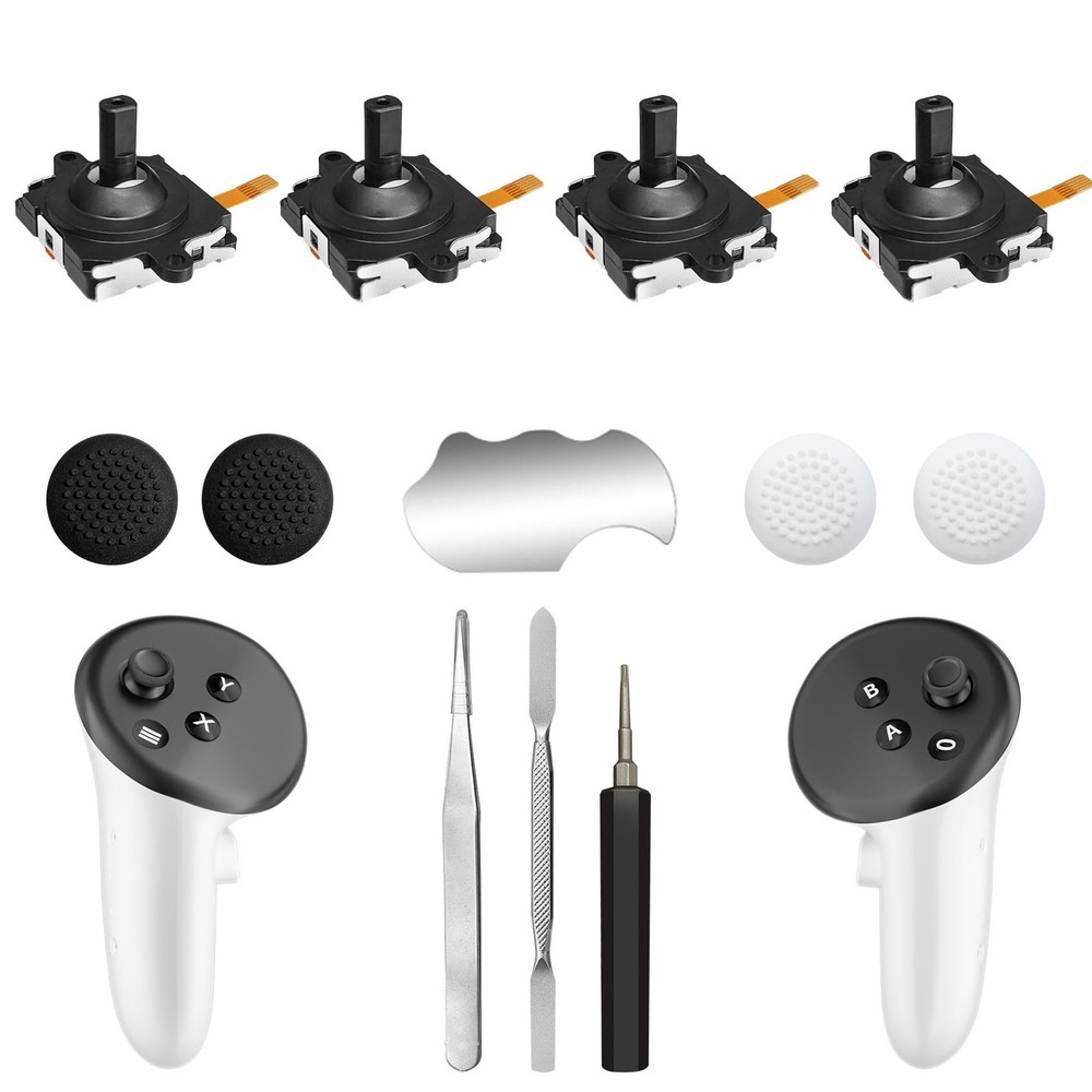 Joystick Replacement Kit for Meta Quest 3 Controller(13 in one), For Meta Quest