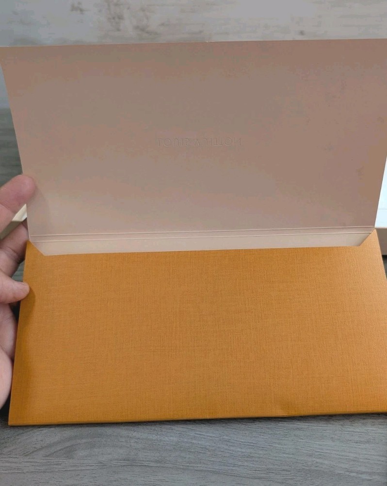 LOUIS VUITTON Empty Box Slide Drawer Pull Out Storage Gift Box 15x4.5x1.5