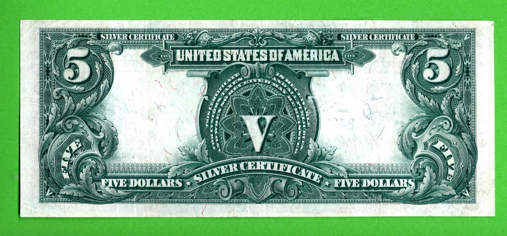 1899 💲5 SILVER CERTIFICATE 💸 CHIEF NOTE Fr-281 💸 Very Fine