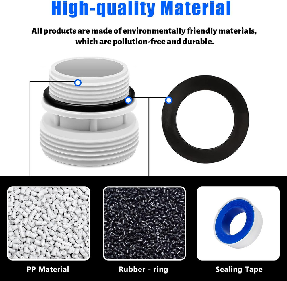 4560 40Mm to 1 1/2 Inch Hose Conversion Adapters, Filter Hose Conversion Kit Com