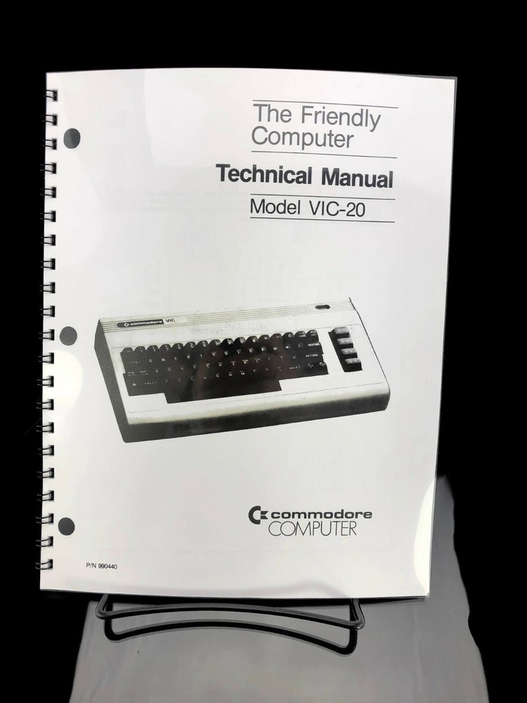 Commodore VIC 20 TECHNICAL Service Manual W/ Schematics COIL BOUND Reprint