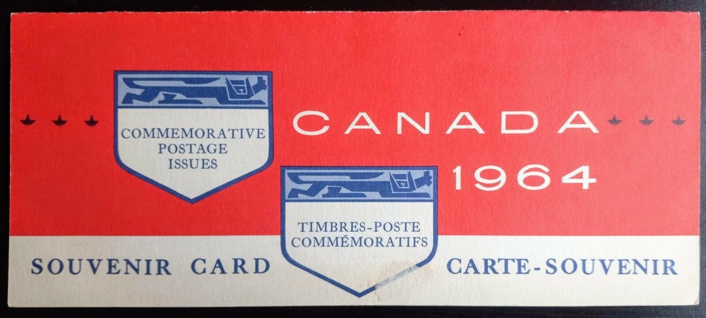 Canada Commemorative Postage Issues Souvenir Card 1964