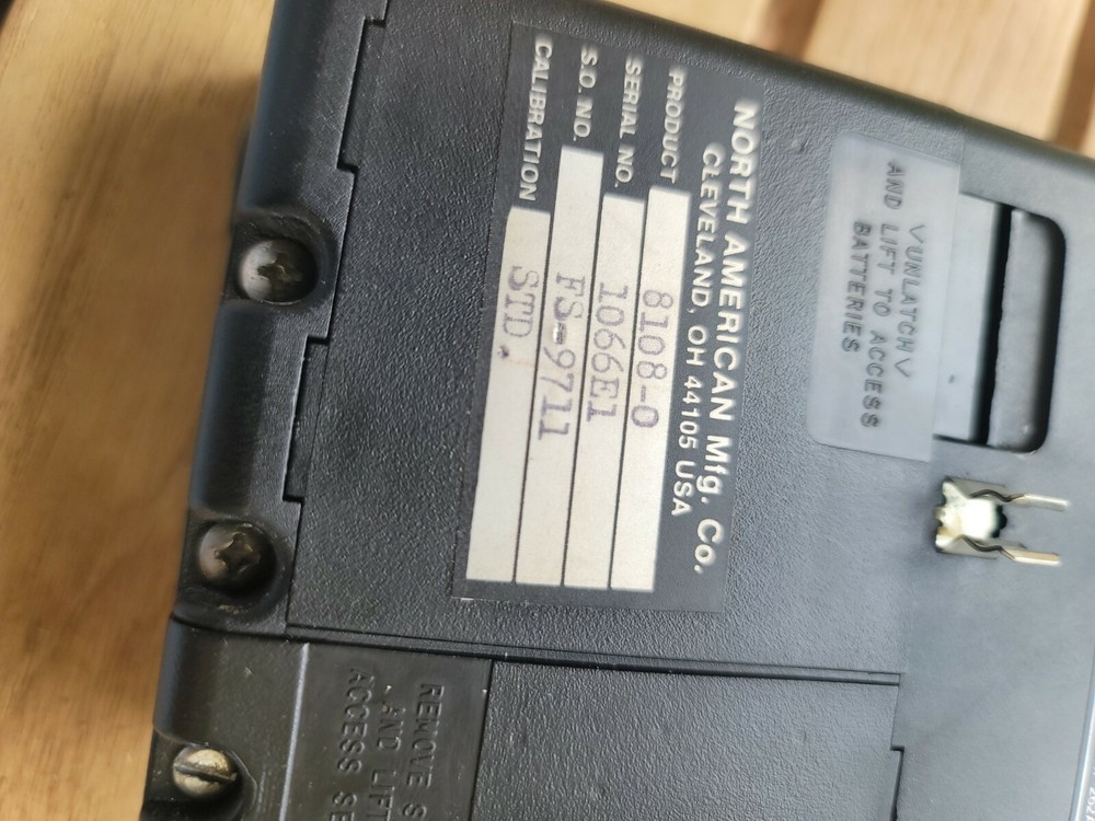 North American 8108-0 Post Combustion Oxygen Analyzer