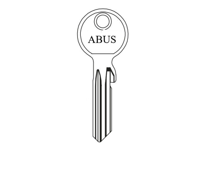 2X ABUS Key Blank For Cutting Suitable For GG5D, Silca AB7, JMA CI-6D