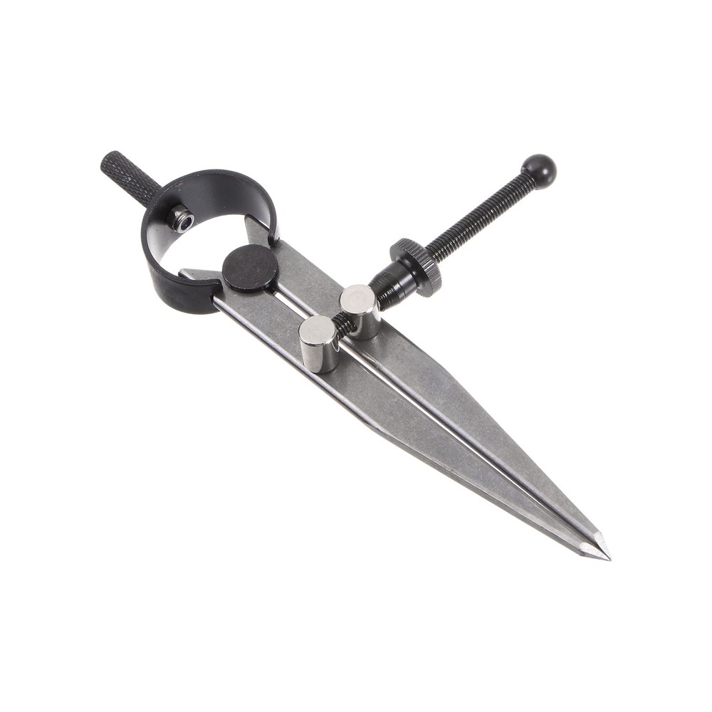 Spring Joint Caliper 4" 100mm Spring Divider Caliper with Solid Nut, Flat Leg