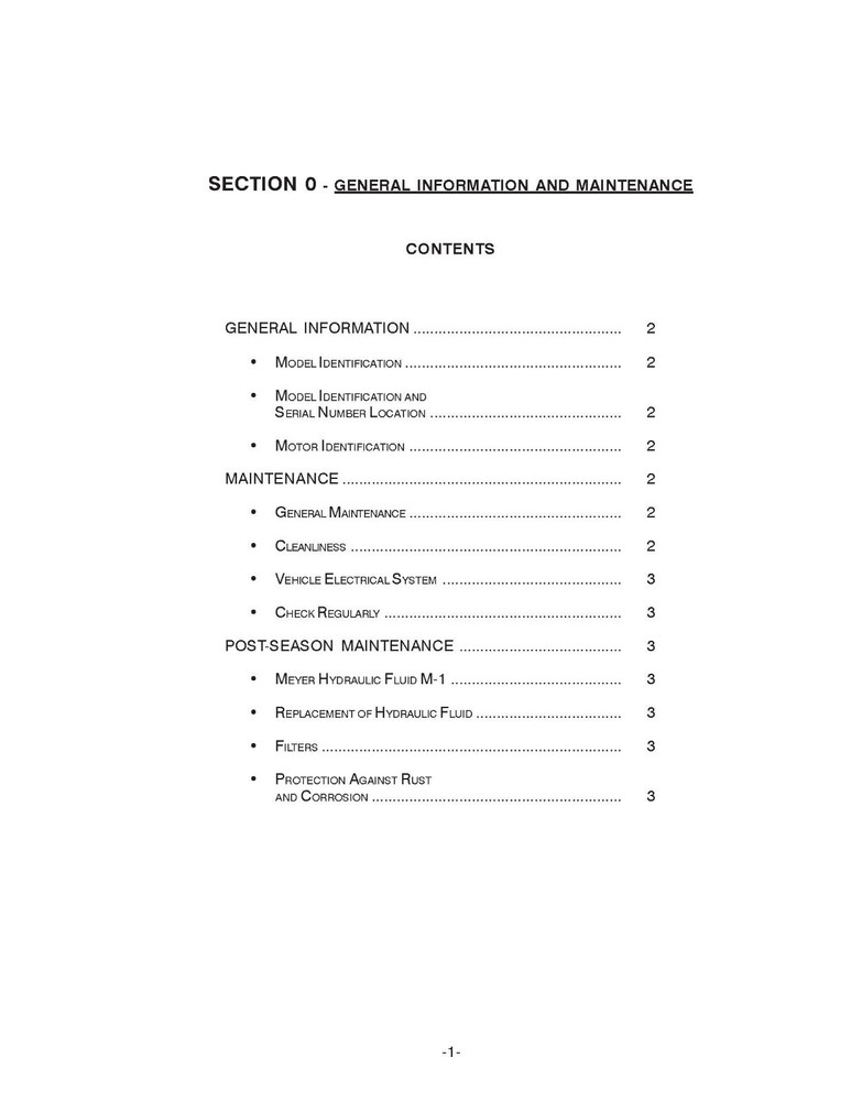 Service Manual E-60 E-60H Models Meyer Snow Plow Pump E60MP