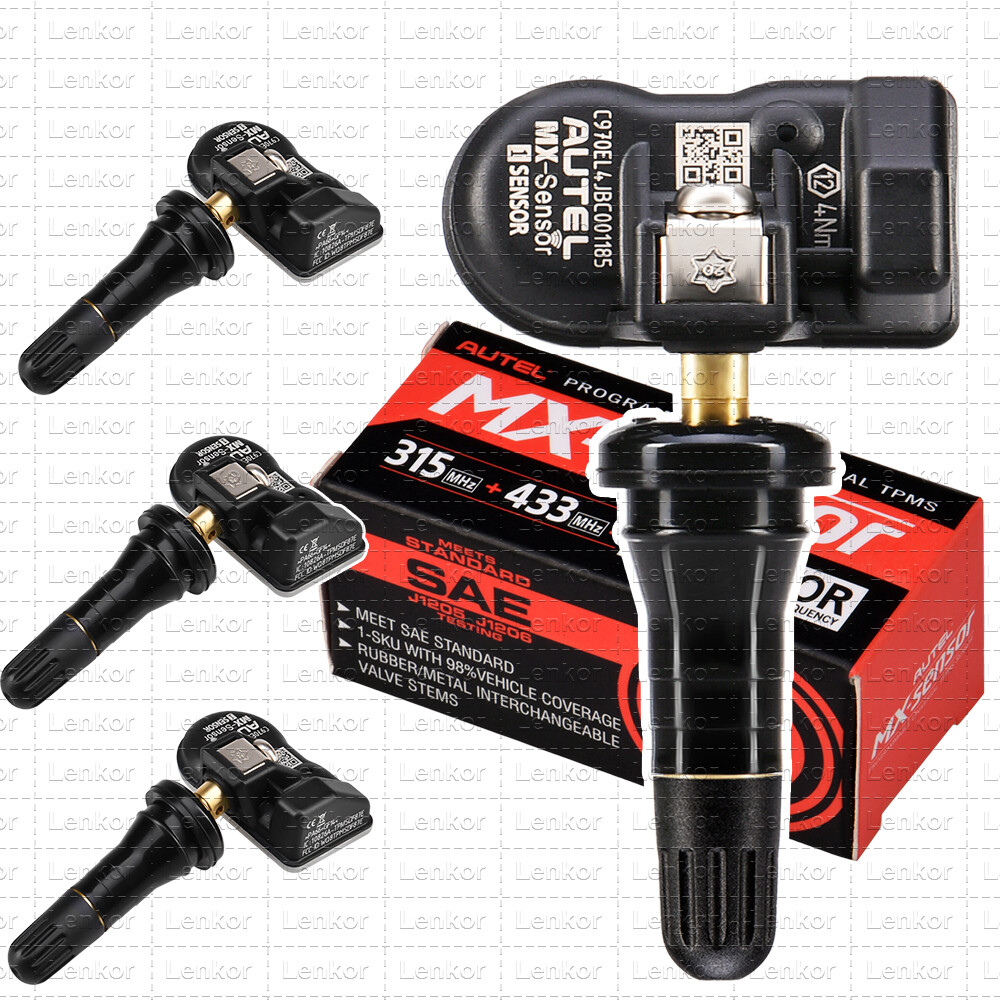 Autel TPMS Sensor MX-Sensor 315MHz & 433MHz Programmable Universal Rubber Valve