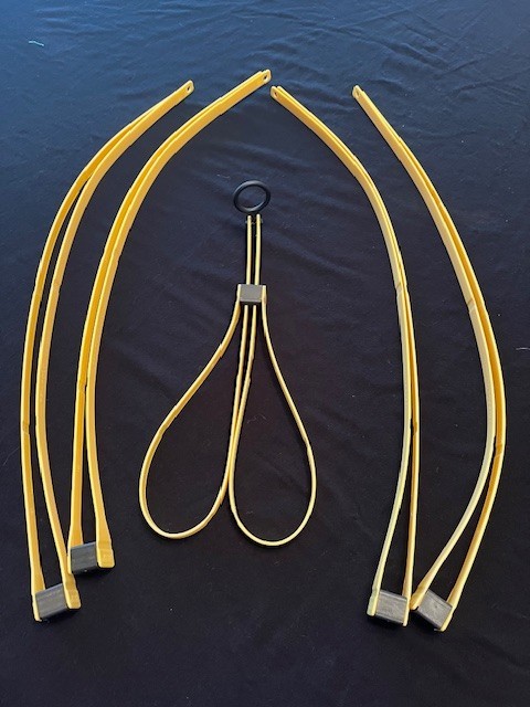 ASP  Tri-Fold Disposable Single Use Restraints Flexible Cuff  w/1 rapid ring