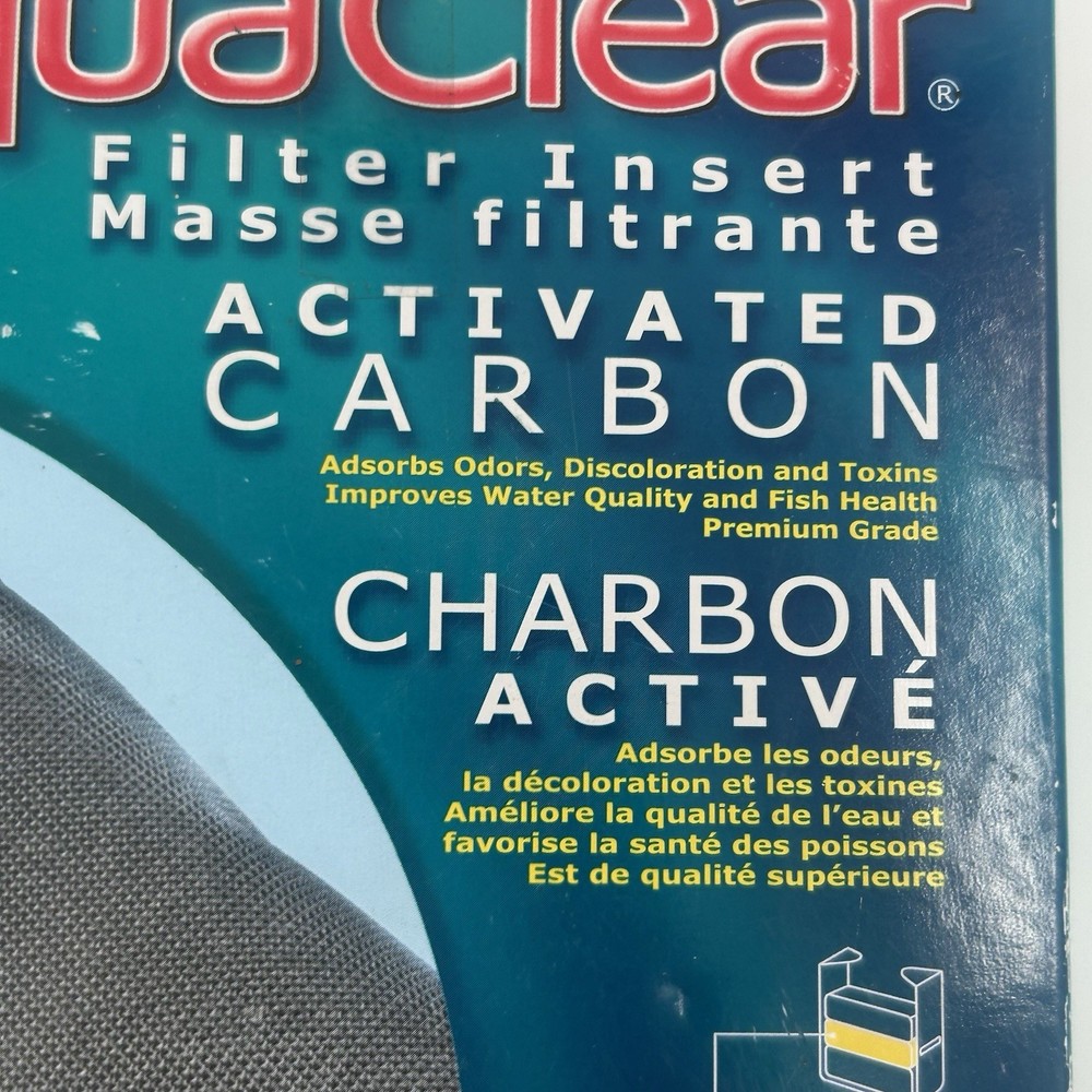 Aquarium Activated Carbon Filter Inserts Size 50 3 count AquaClear Fast Shipping
