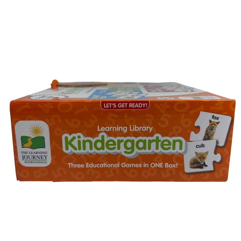 Lets Get Ready! Learning Library Kindergarten Educational Game Set Complete