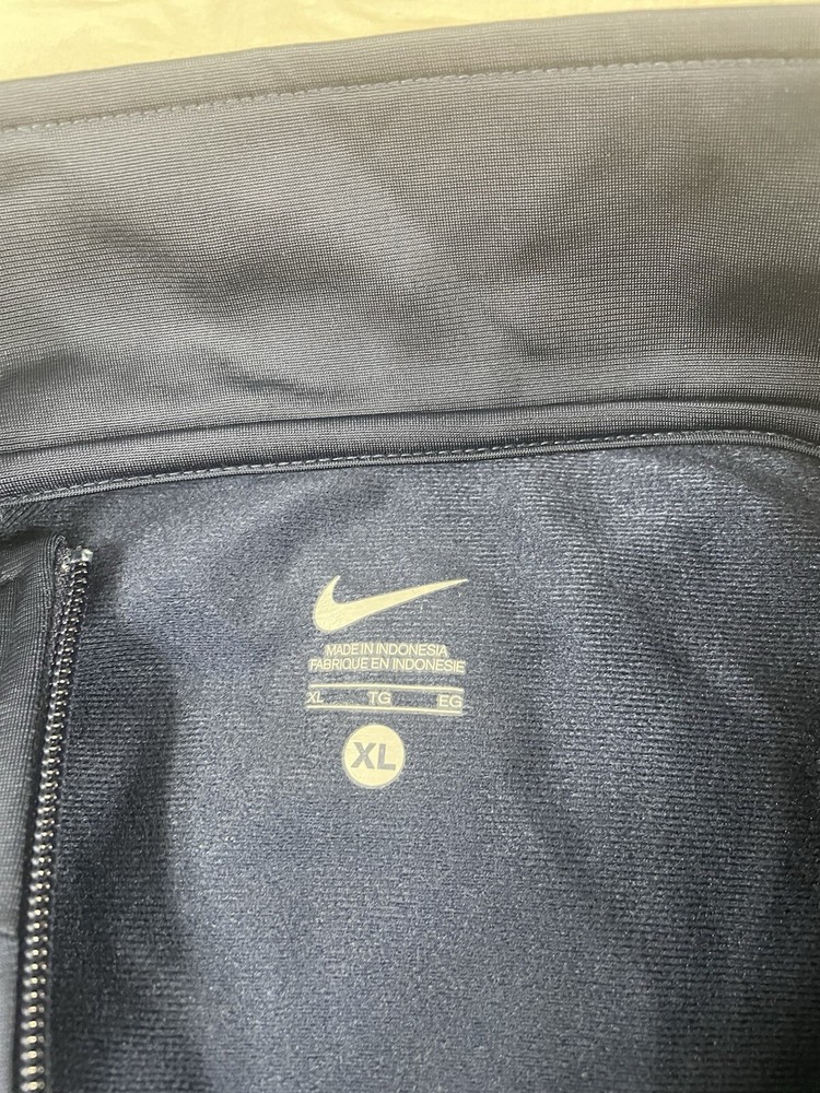 Nike Mens Blue Polyester Athletic Jacket Size XL