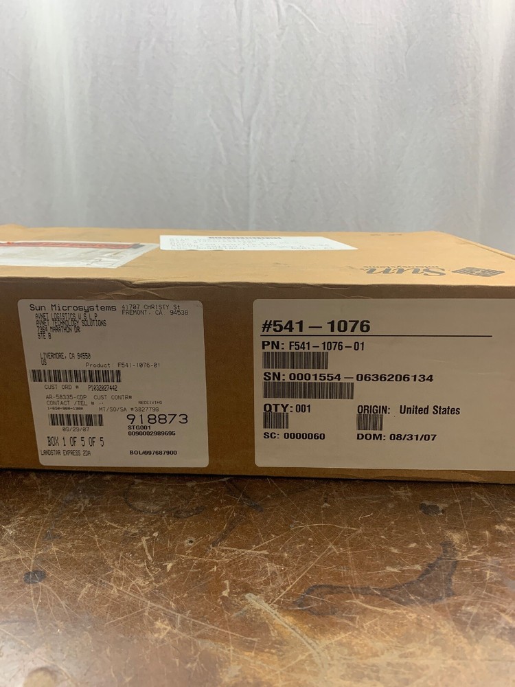 SUN MICROSYSTEMS 541-1076-01, PCI I/O Fan Tray Board NEW ---SD
