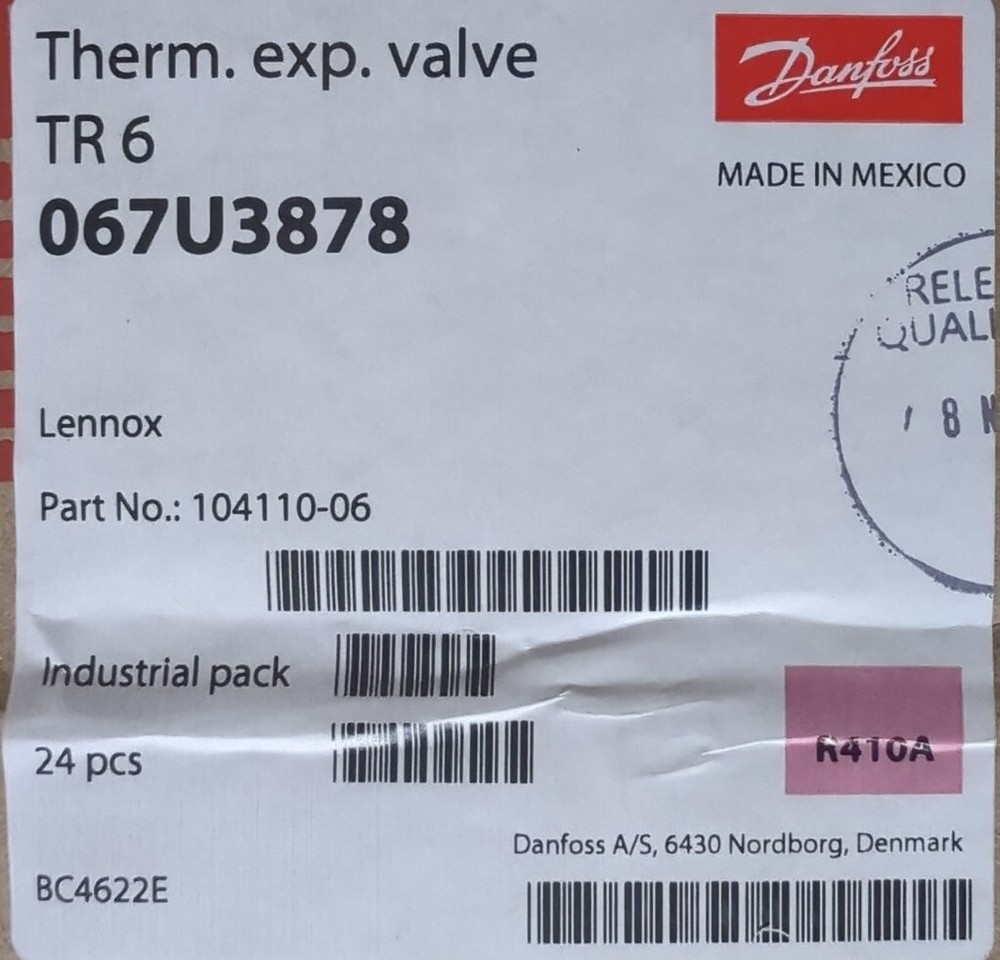 Danfoss 067U3878 R-410A Valve
