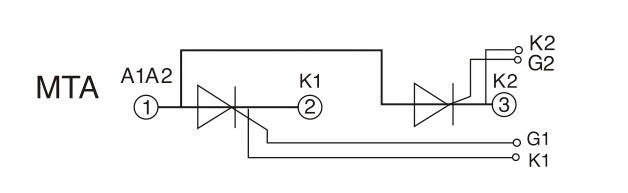 MTA90A 1600V Thyristor Module MTA90A-16 SCR Module