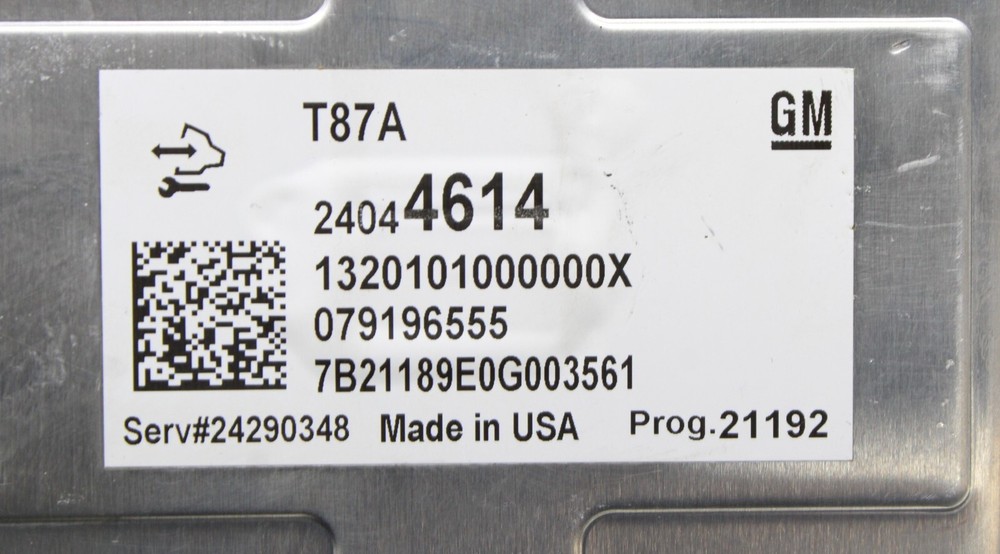CADILLAC XT6 TRANSMISSION COMPUTER CONTROL MODULE OEM 2020 - 2024