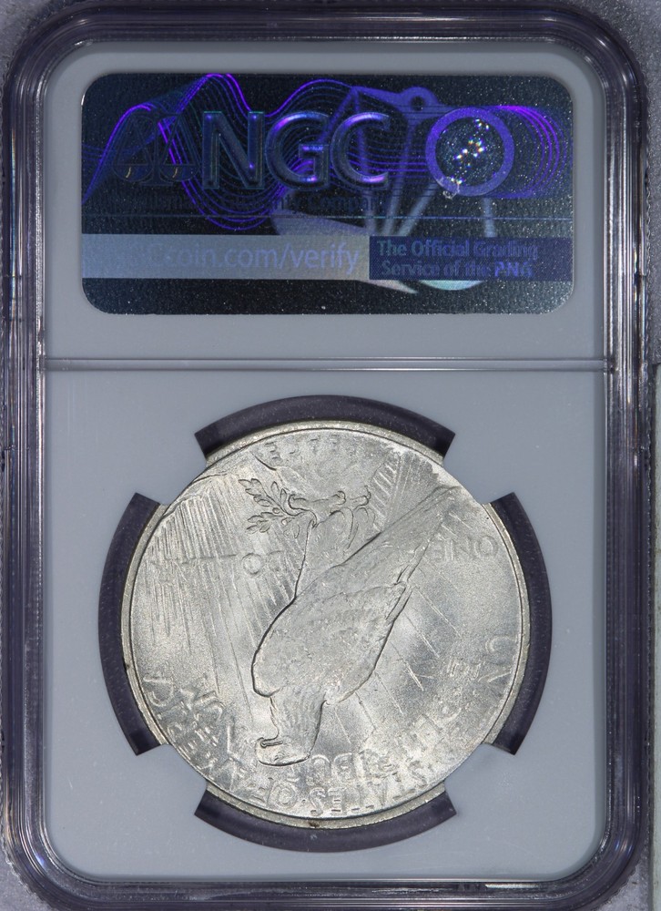 1923 Peace Dollar $1 NGC MS64
