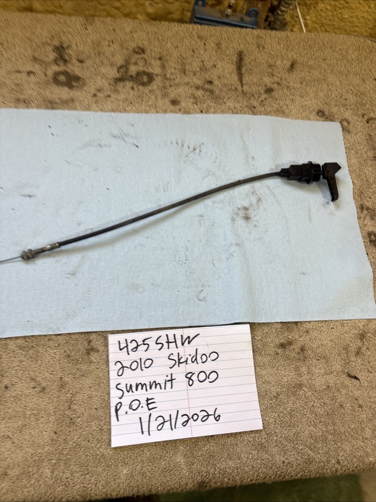 2010 Skidoo Summit 800 Choke Lever Cable 425