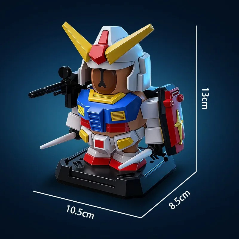 Capybara Robot Mecha Assembly Model Kit Toy Armor Set Gift for Kids